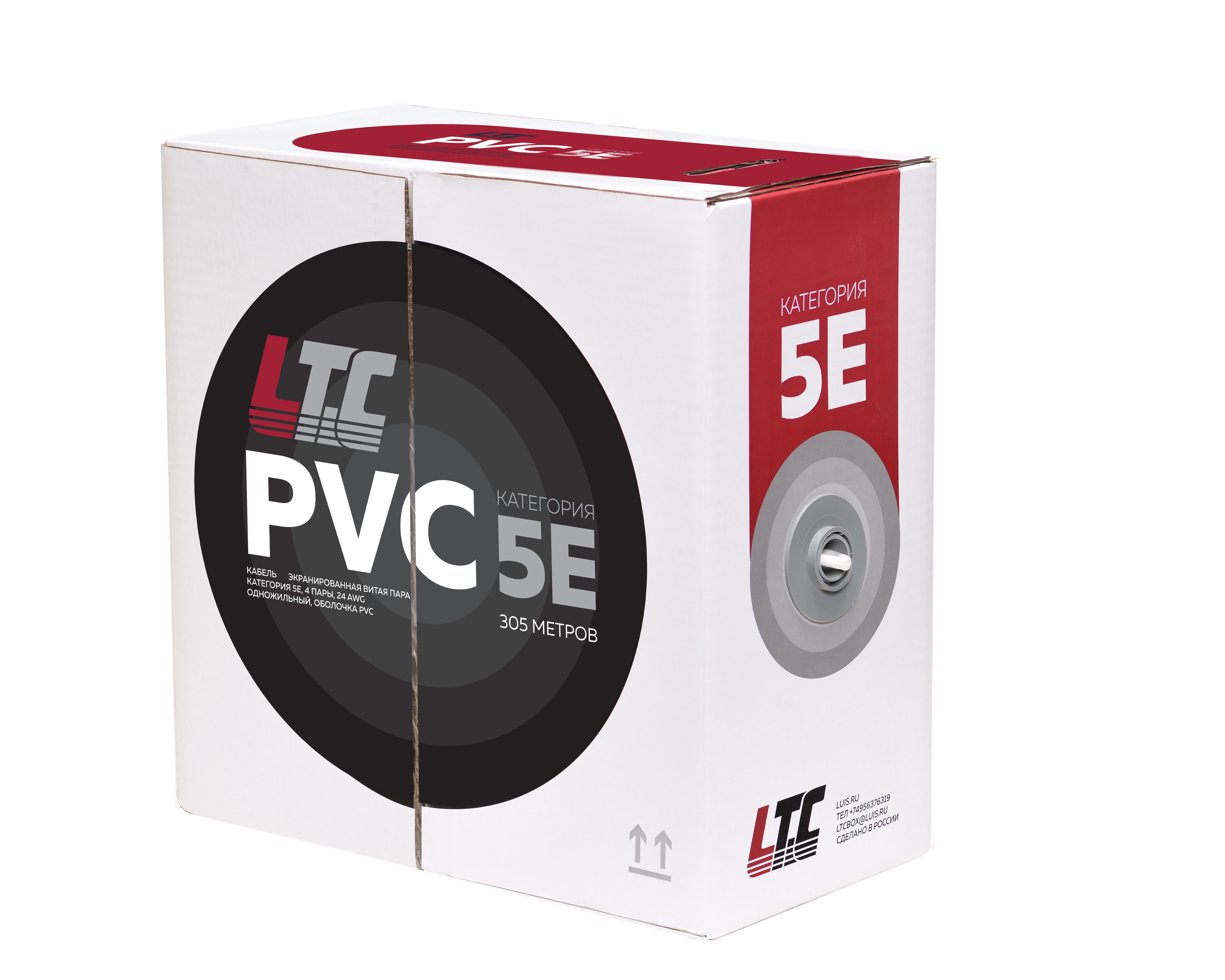 Кабель витая пара LTC CC-FUTP5eR-24IN-PVC-WH-305 LS712134