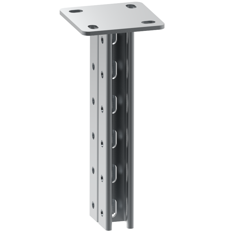 Страт-стойка двойная, 41х41х2800х2.5 мм SS-SSD-41x41x2800x2.5-MS
