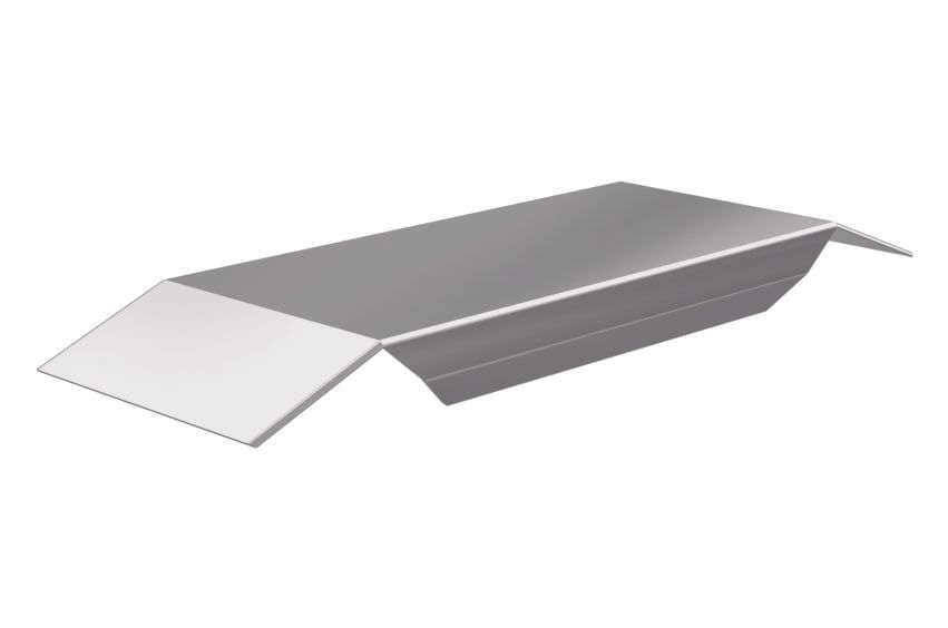 Крышка угла вертикального наружнего 45° 100x15x1.0 мм ML-KVN-45-100x15x1.0-MS