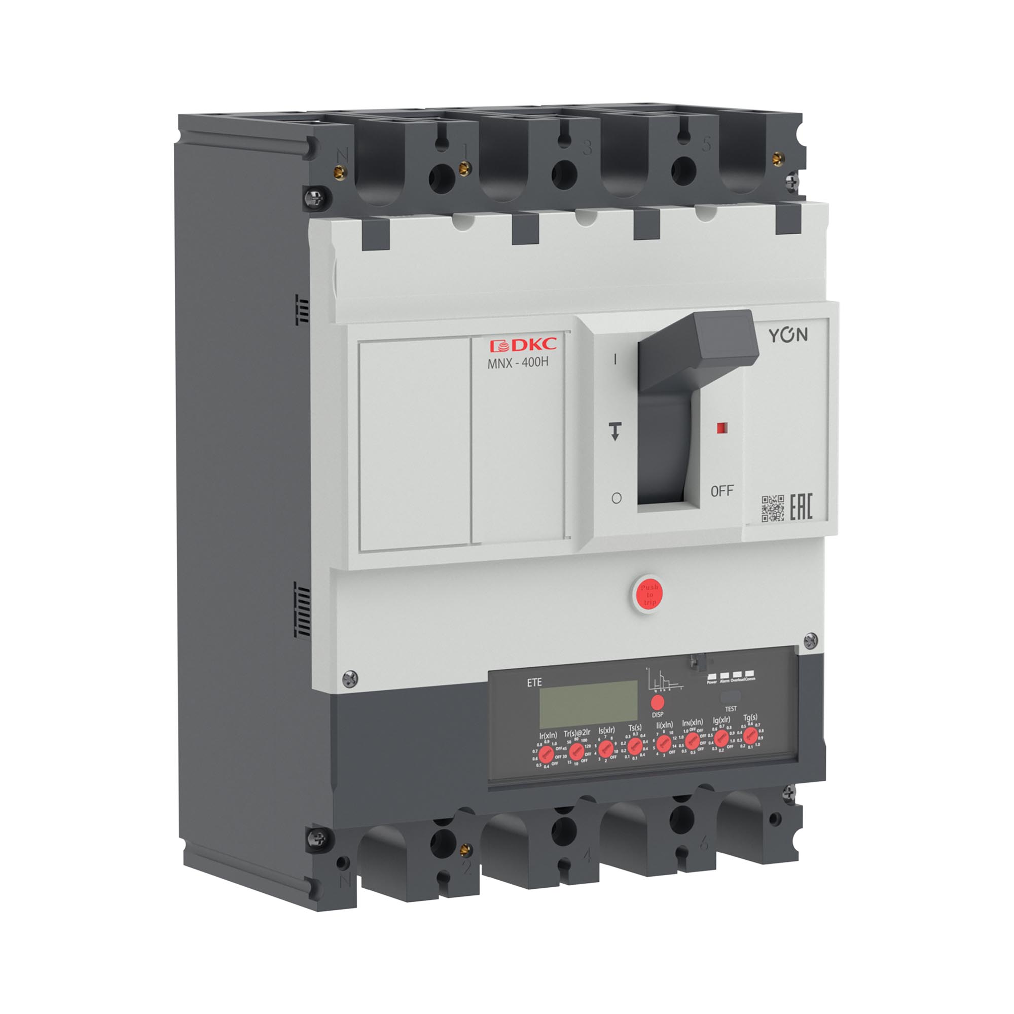 Авт. выкл. YON pro MNX400H 4P 400A 150kA при AC415V расц. ETE