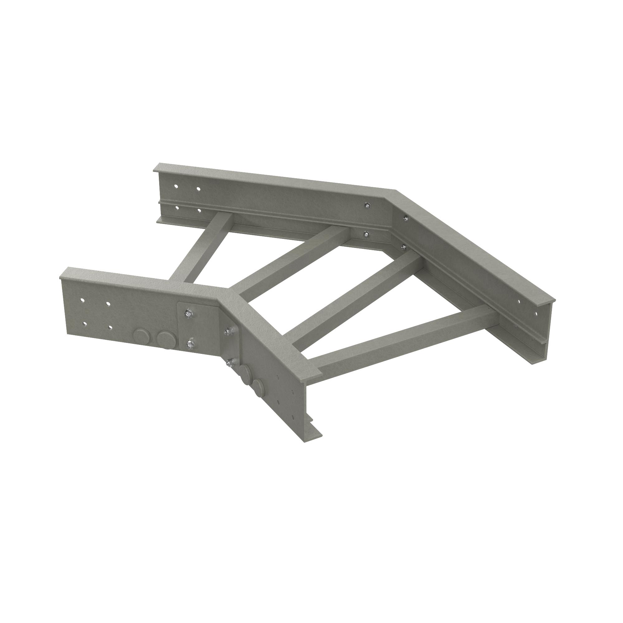 Угол горизонтальный 45 градусов 100x150 R300, стеклопластик