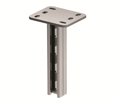 Вертикальный подвес двойной 41х21, L500, INOX 304