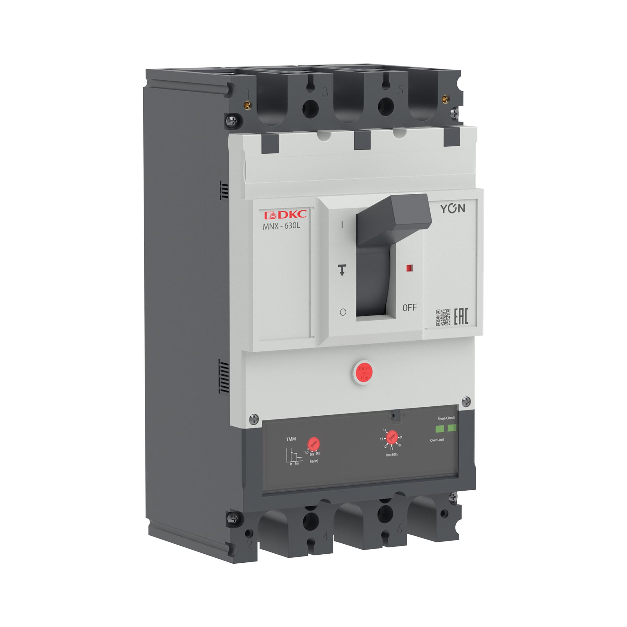 Авт. выкл. YON pro MNX630L 3P 630A 70kA при AC415V расц. TMM