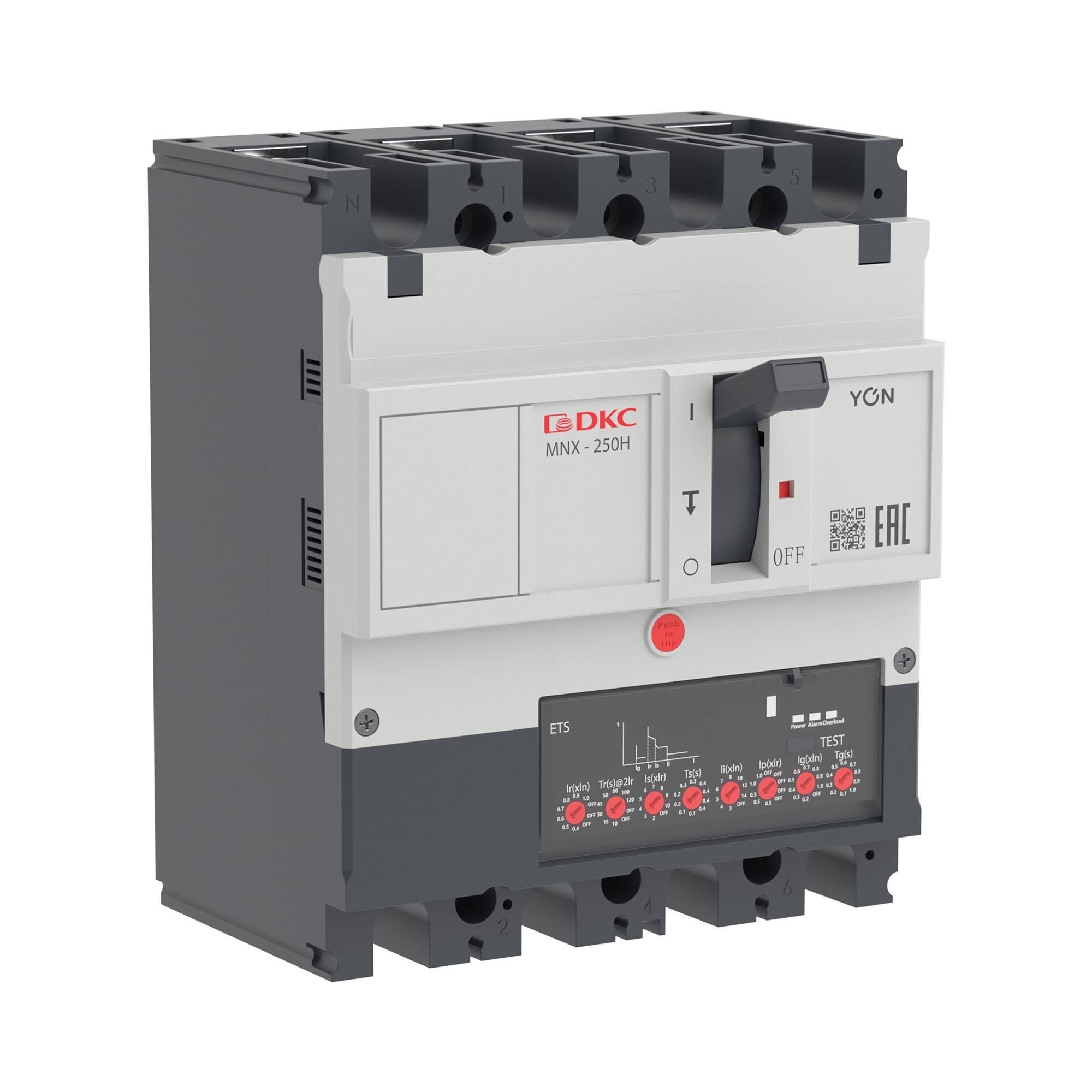 Авт. выкл. YON pro MNX250H 4P 250A 150kA при AC415V расц. ETS