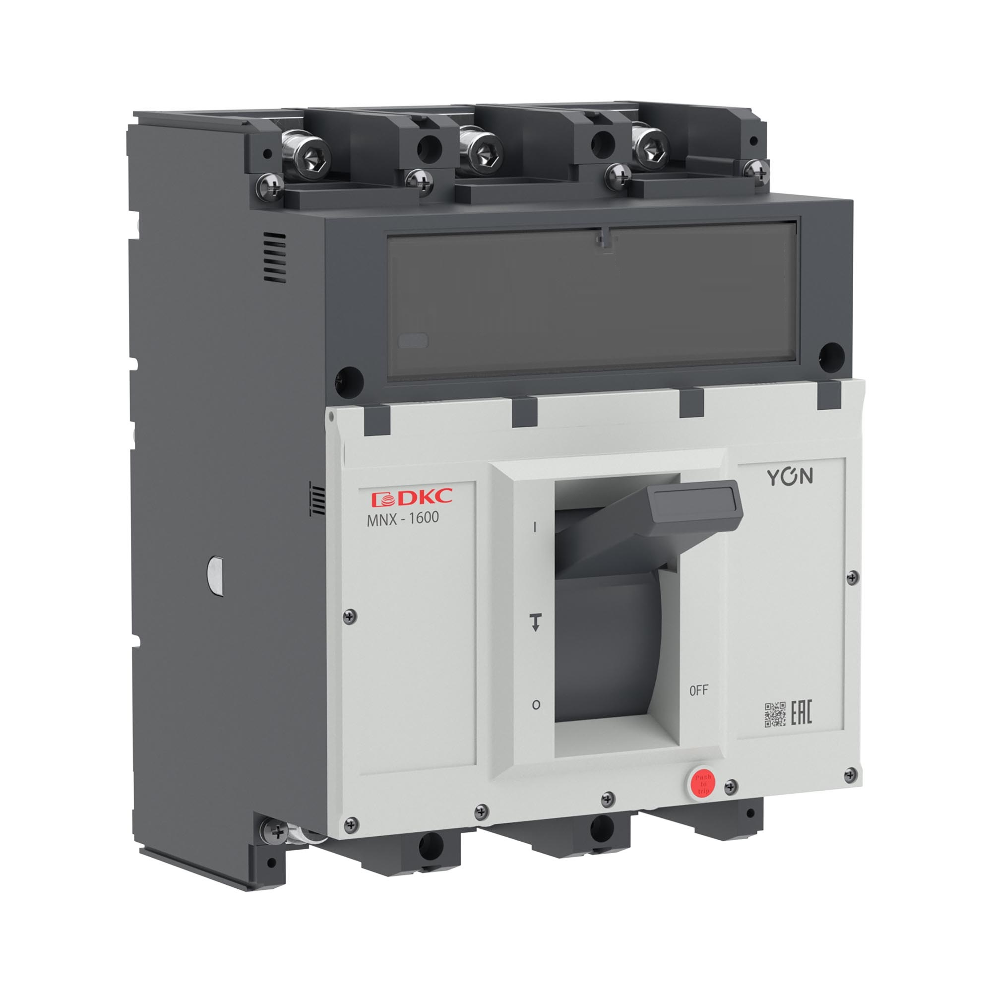 Авт. выкл. пост. тока YON pro MNX1600M 2P 800A 70kA при DC500V расц. TMD DC