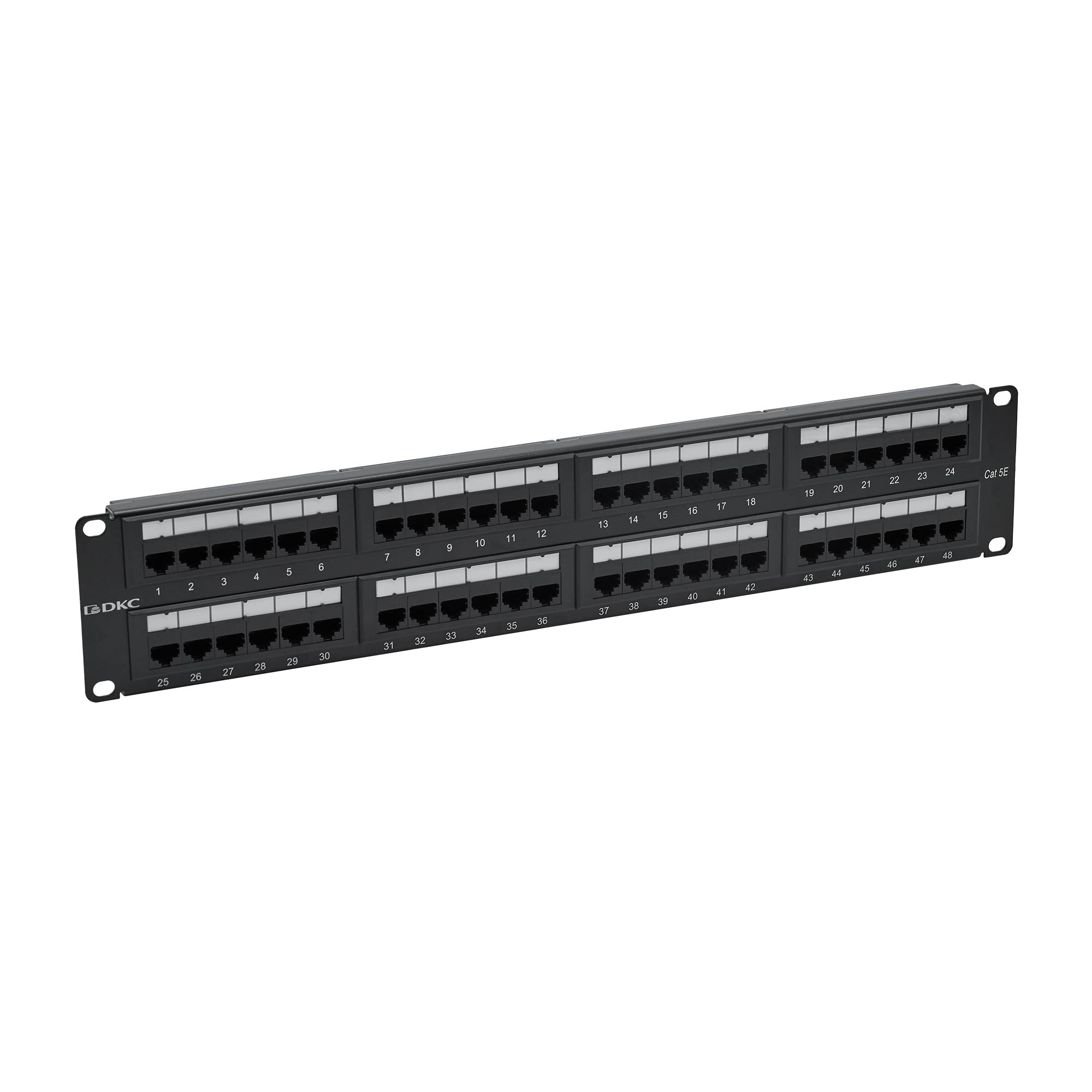 Патч-панель 19",2U,CAT5E, 48 портов RJ45, неэкранированная
