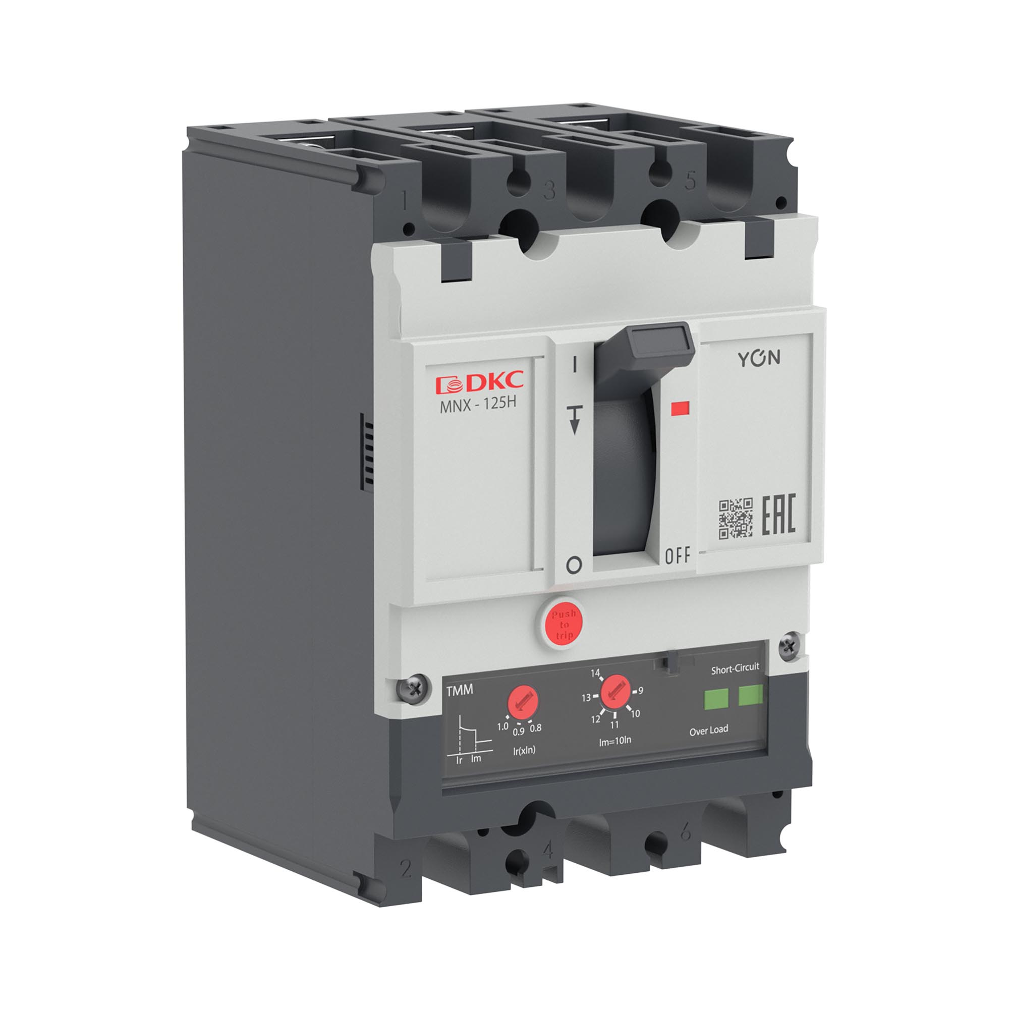 Авт. выкл. YON pro MNX125H 3P 100A 150kA при AC415V расц. TMM