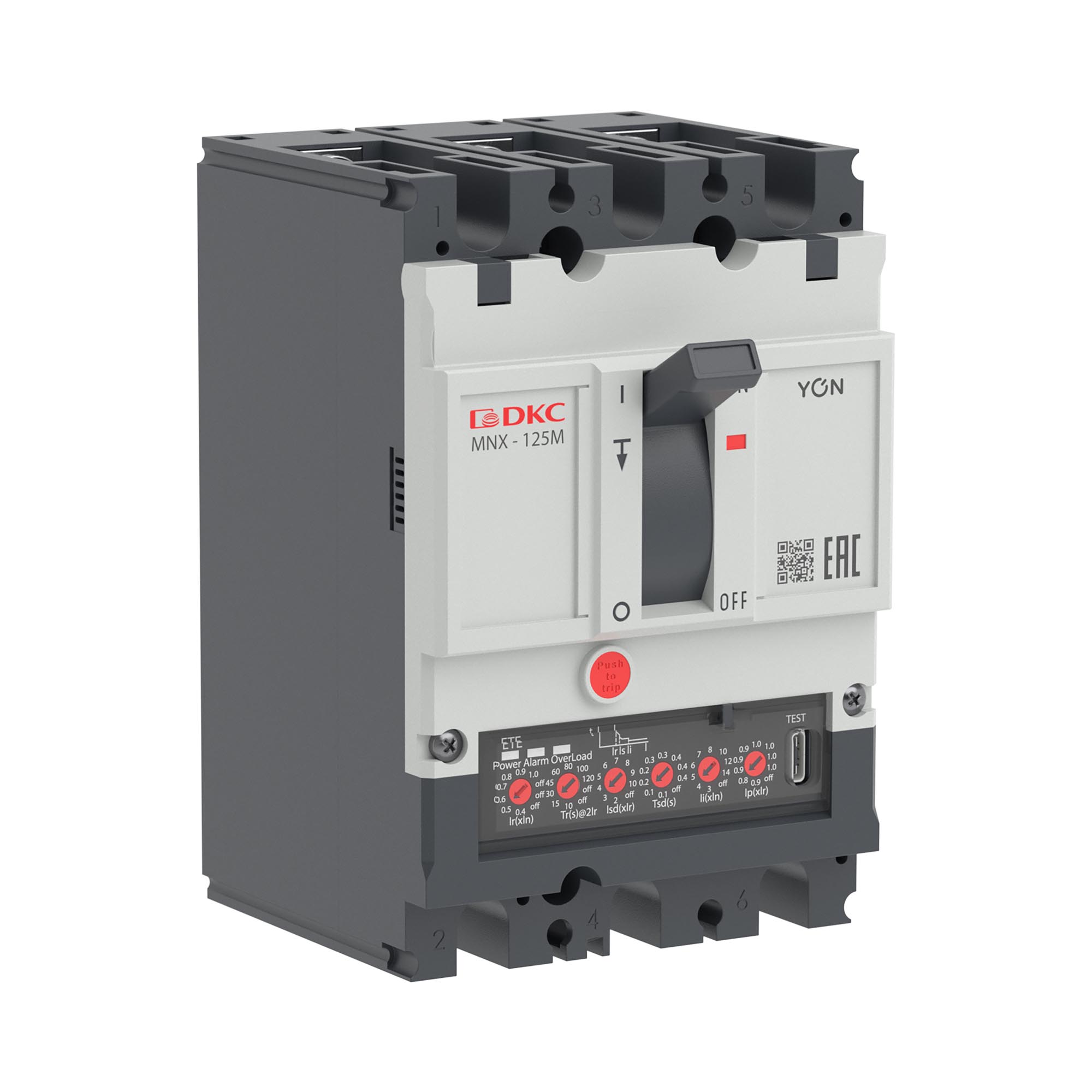 Авт. выкл. YON pro MNX125M 4P 125A 100kA при AC415V расц. ETE