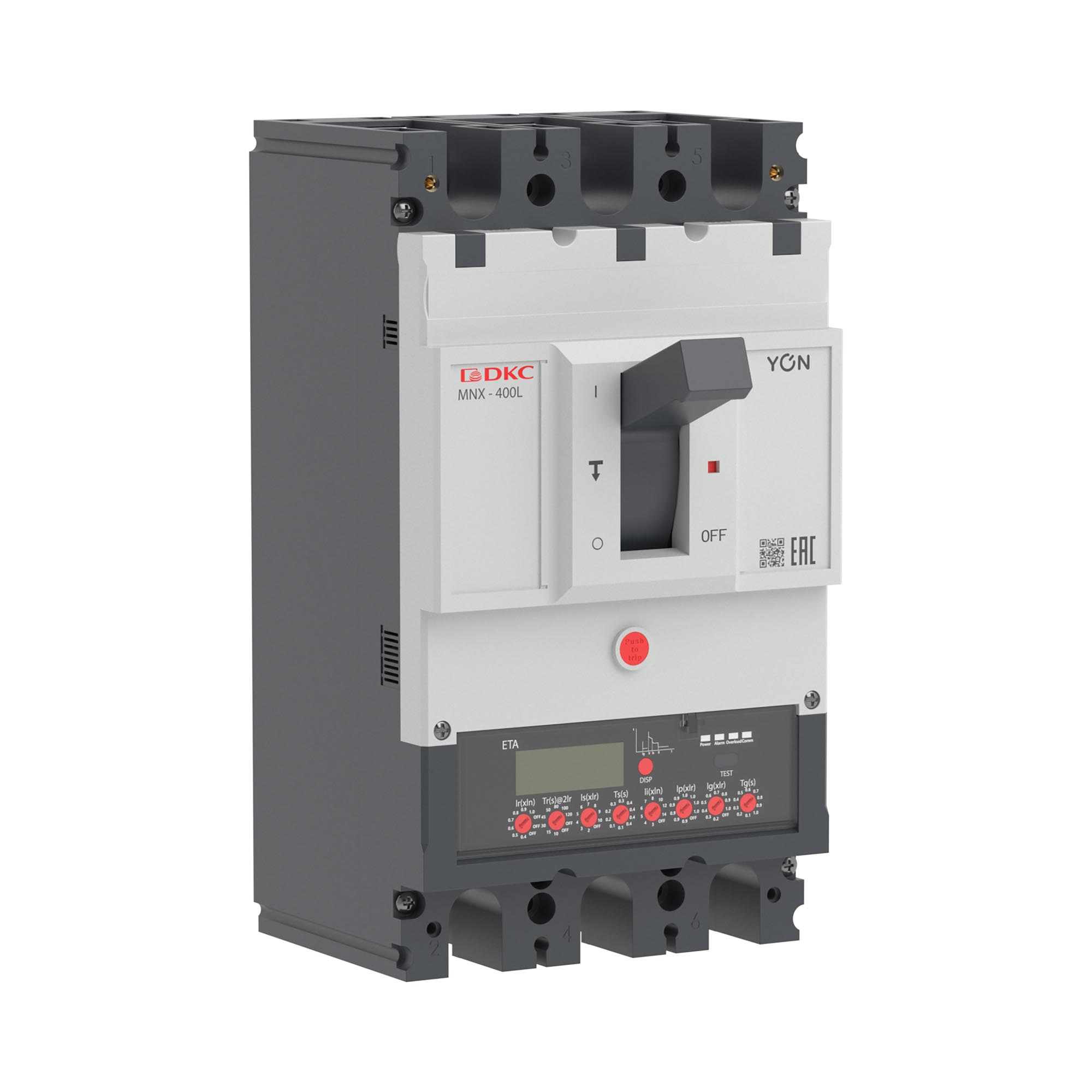 Авт. выкл. YON pro MNX400L 3P 400A 70kA при AC415V расц. ETA