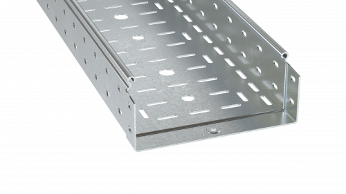 Лоток перфорированный 300x80х4000, 1,2 мм