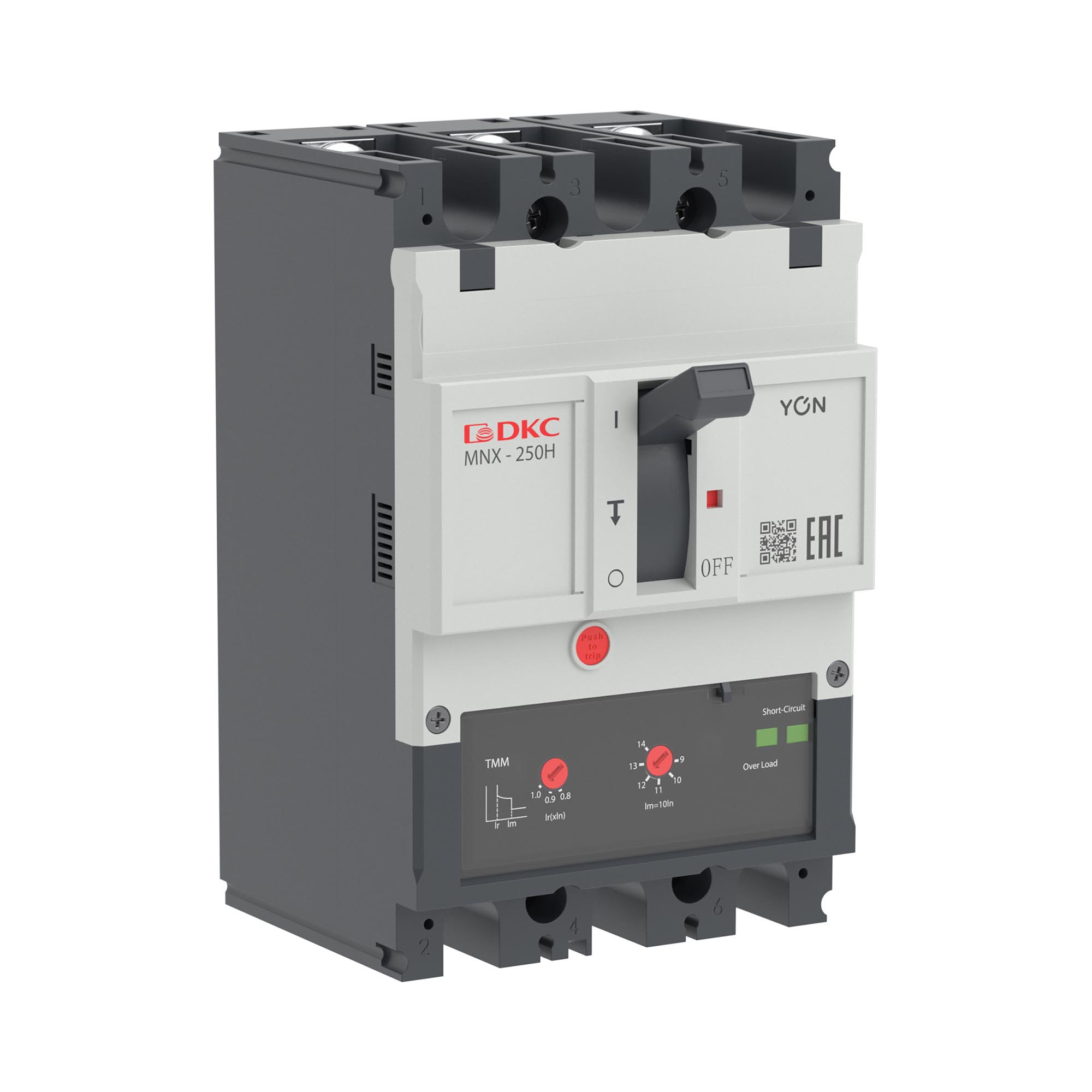 Авт. выкл. YON pro MNX250H 3P 250A 150kA при AC415V расц. TMM