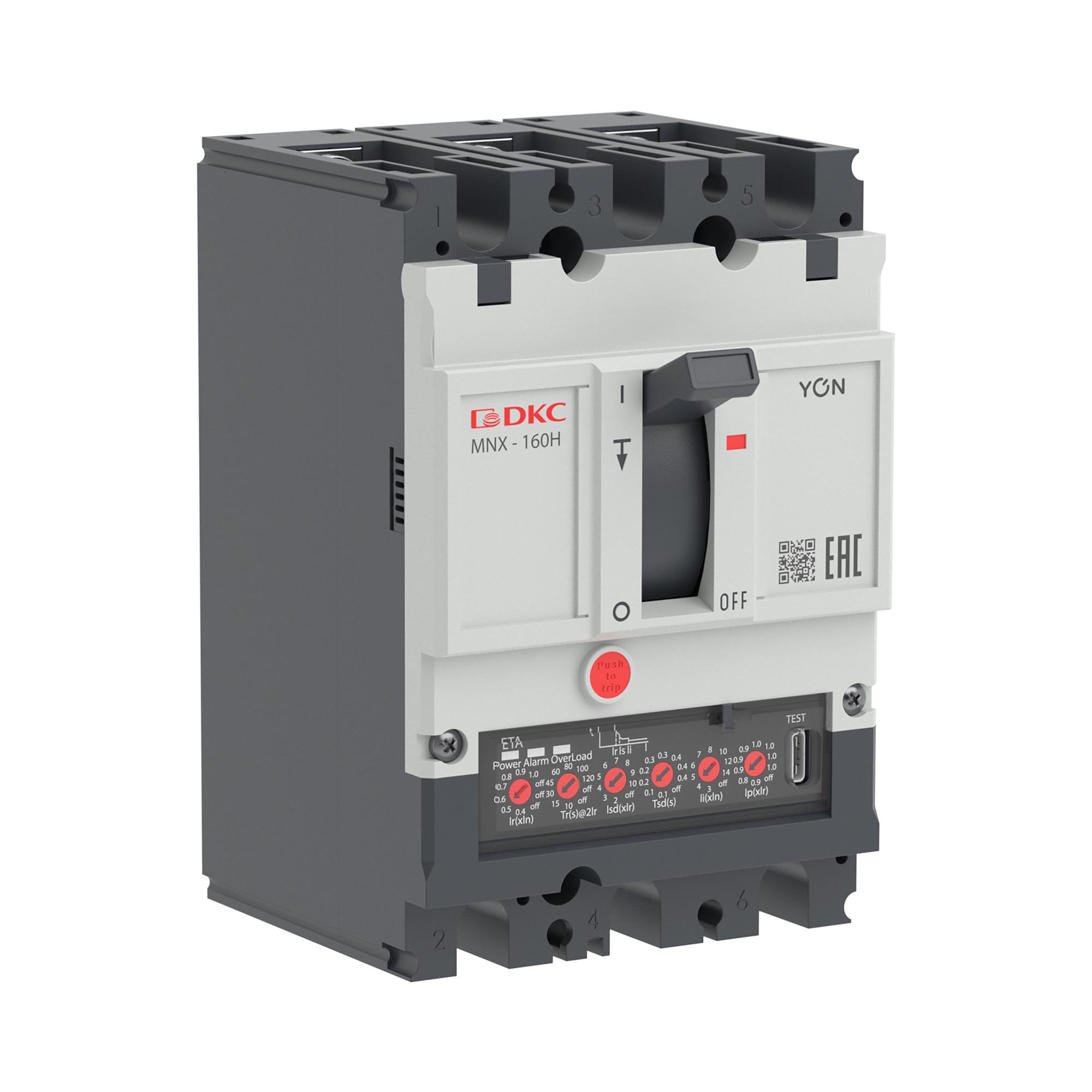 Авт. выкл. YON pro MNX160H 3P 160A 150kA при AC415V расц. ETE