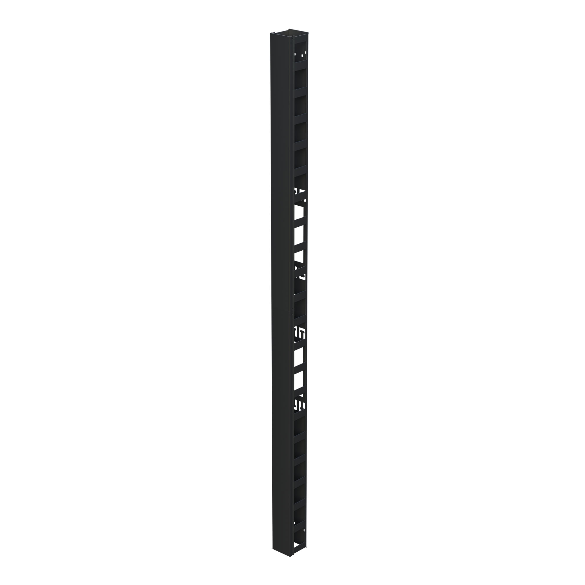 Организатор вертикальный с крышкой 32U, 60мм, для IT-CQE RAL9005