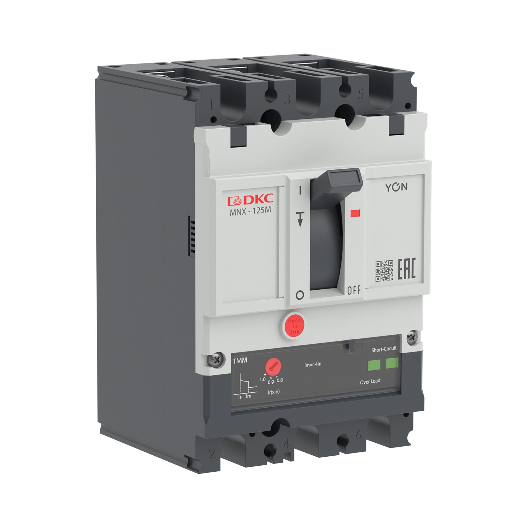 Авт. выкл. YON pro MNX125M 3P 25A 100kA при AC415V расц. TMM