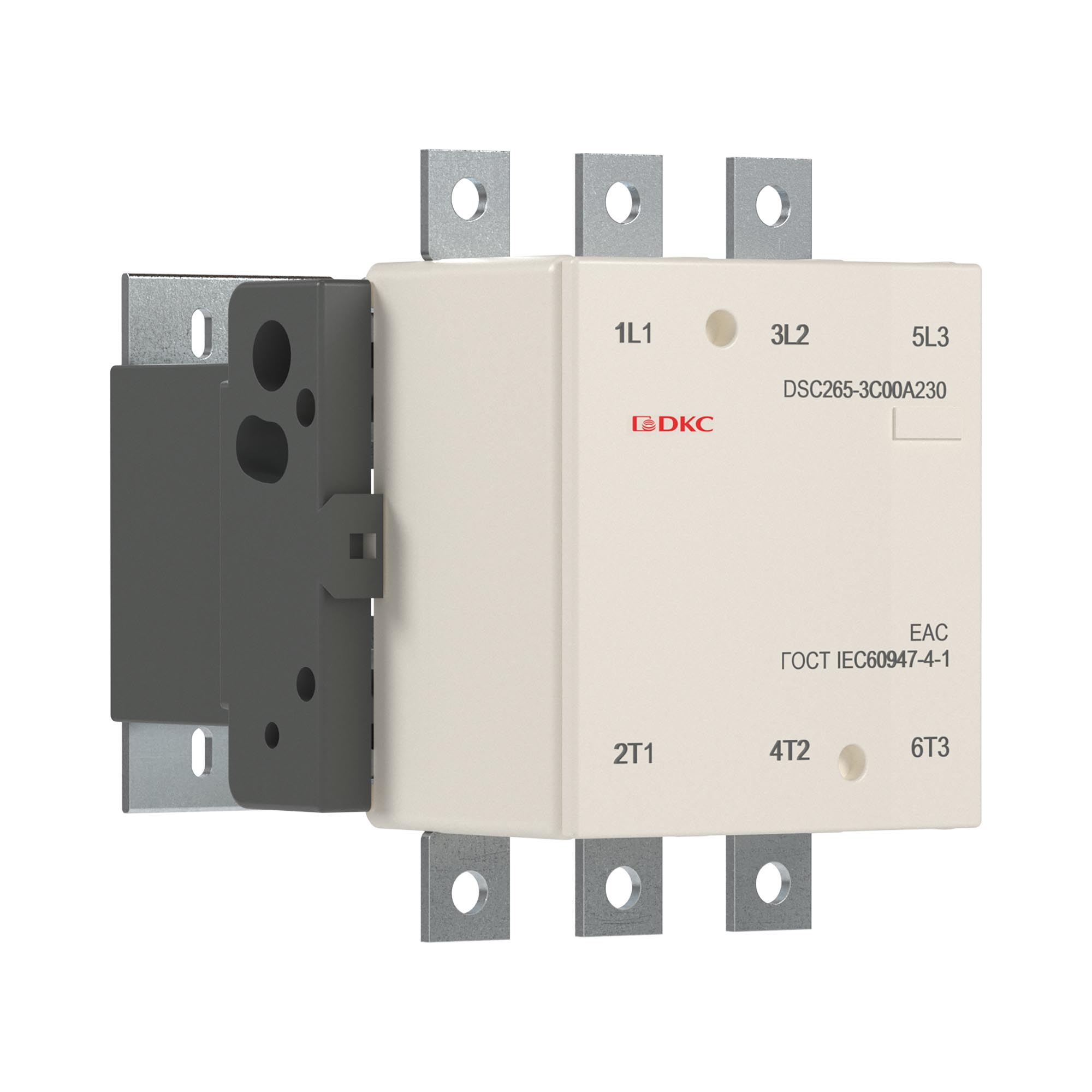 Магнитный контактор DSC265-3C00A230 265А 130кВт (AC3) кат 220В AC