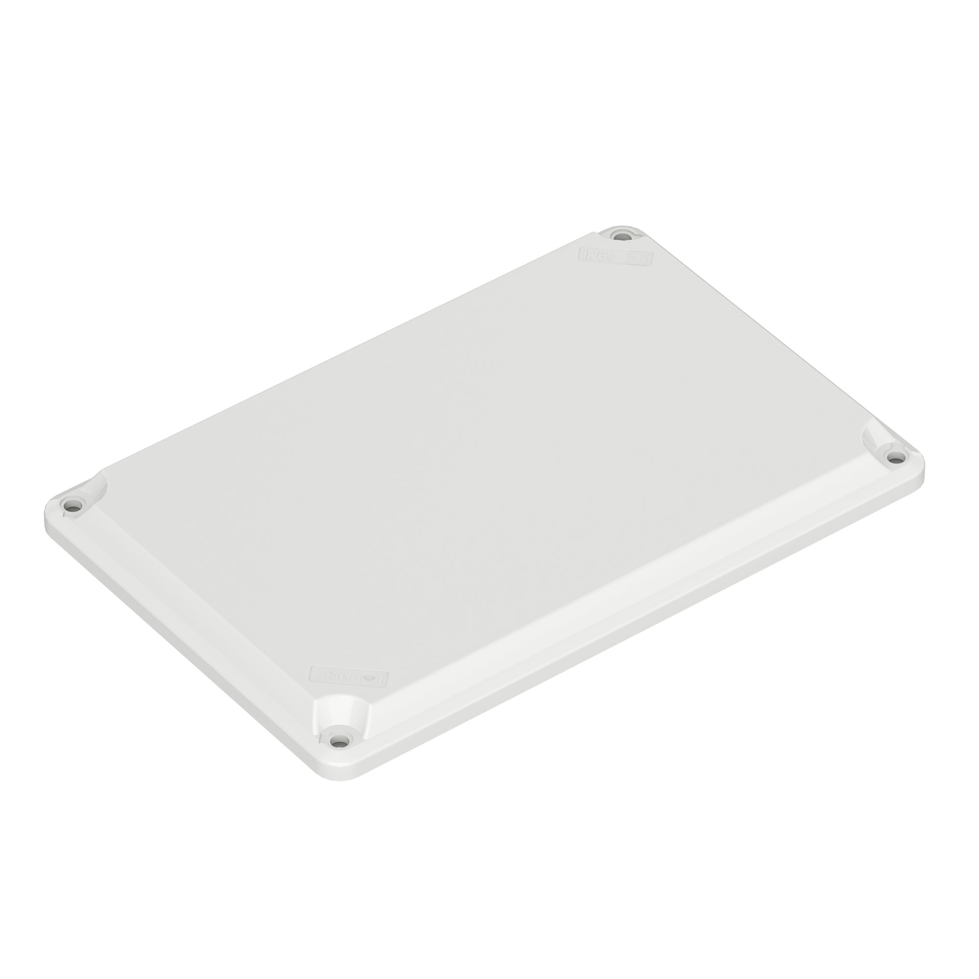 Непрозрачная крышка высотой 21 мм, для корпуса RAM box 400х200х146 мм
