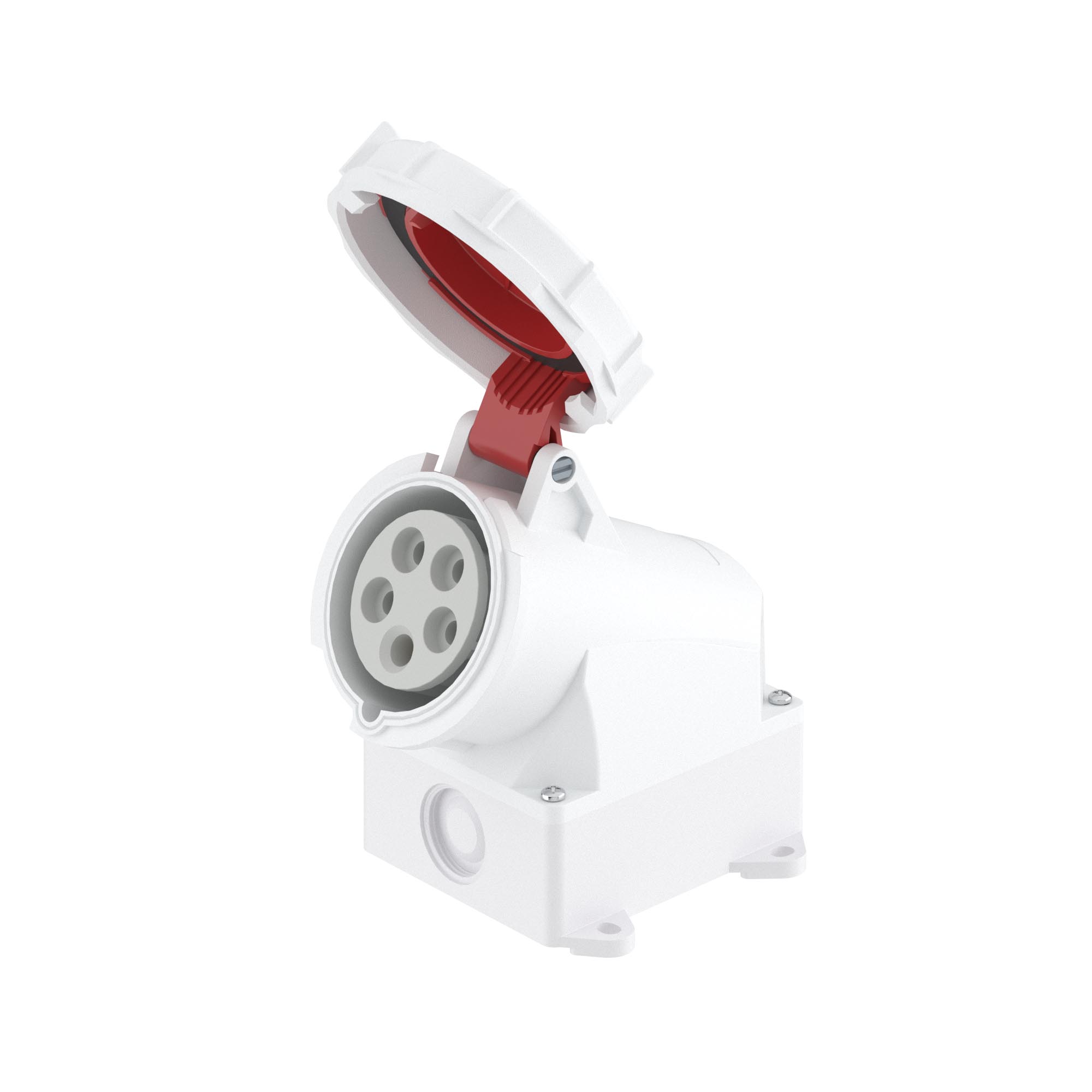 Розетка настенная WS IP67 16А 3P+E+N 400В