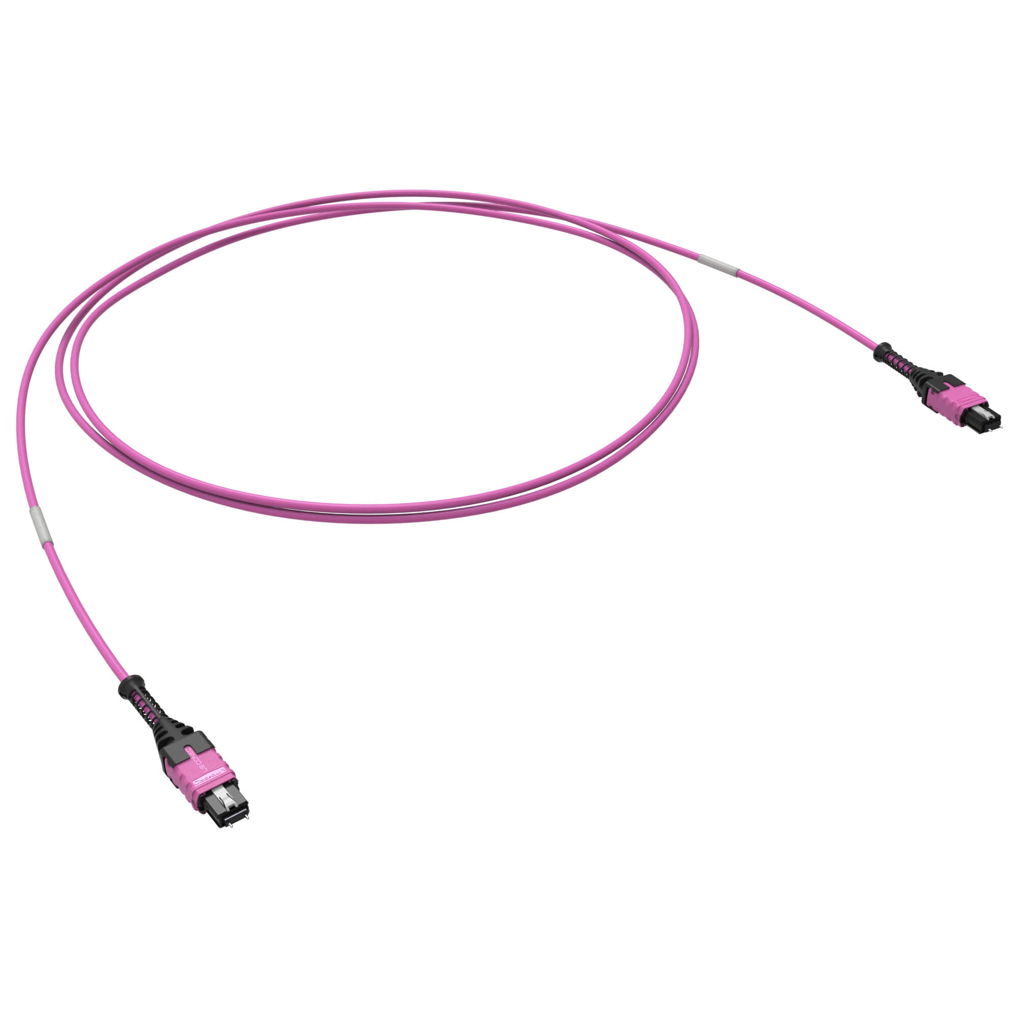 Оптическая соединительная сборка 12ОВ 50/125 OM4, 1xMTP PRO(12)m/1xMTP PRO(12)m, тип В, 55 м