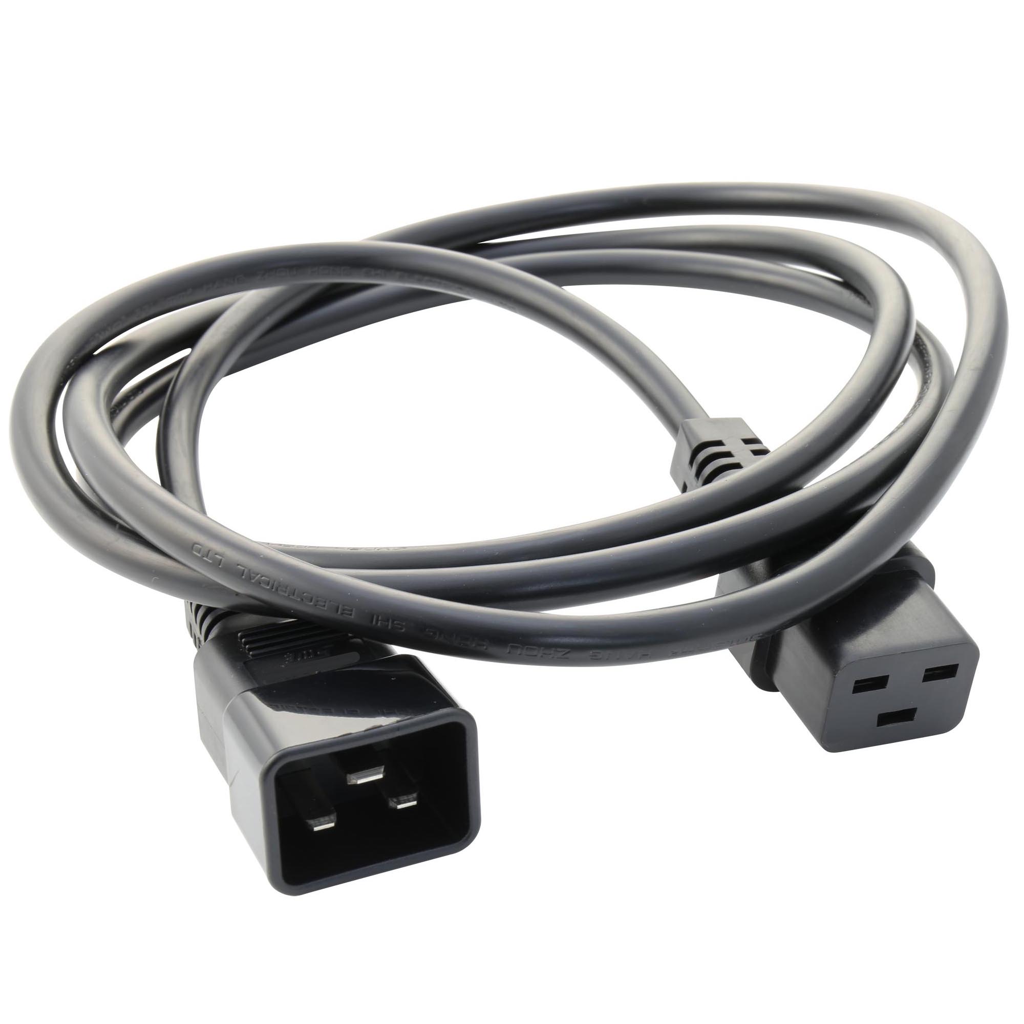 Кабель питания DKC, IEC320 С19 - IEC320 C20, 1.0м, 3x2,5мм