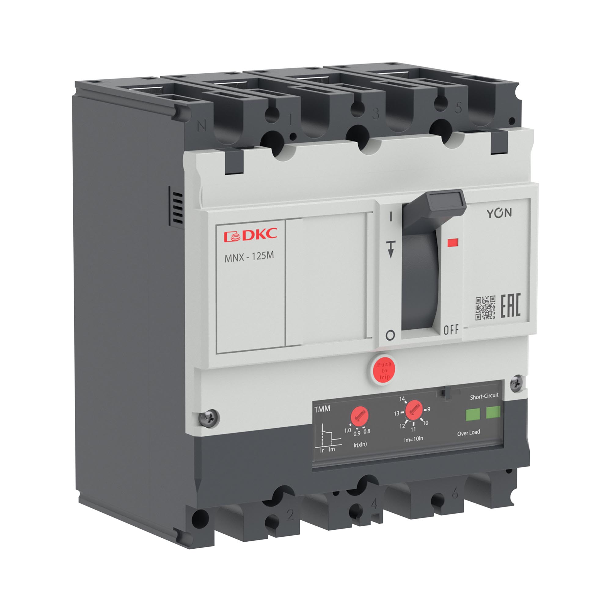 Авт. выкл. YON pro MNX125M 4P 100A 100kA при AC415V расц. TMM
