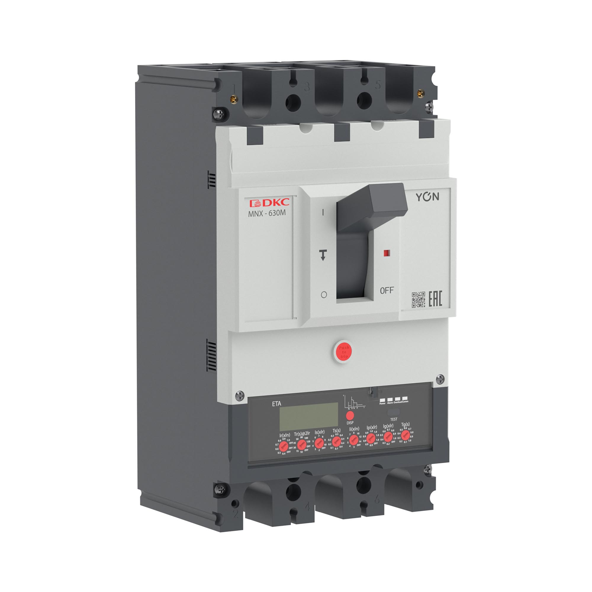 Авт. выкл. YON pro MNX630M 3P 630A 100kA при AC415V расц. ETA