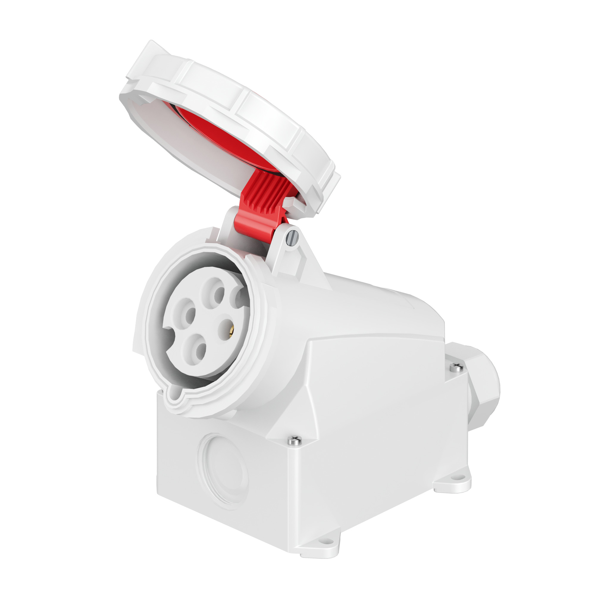 Розетка настенная WS IP67 32A 3P+E 400В 3h