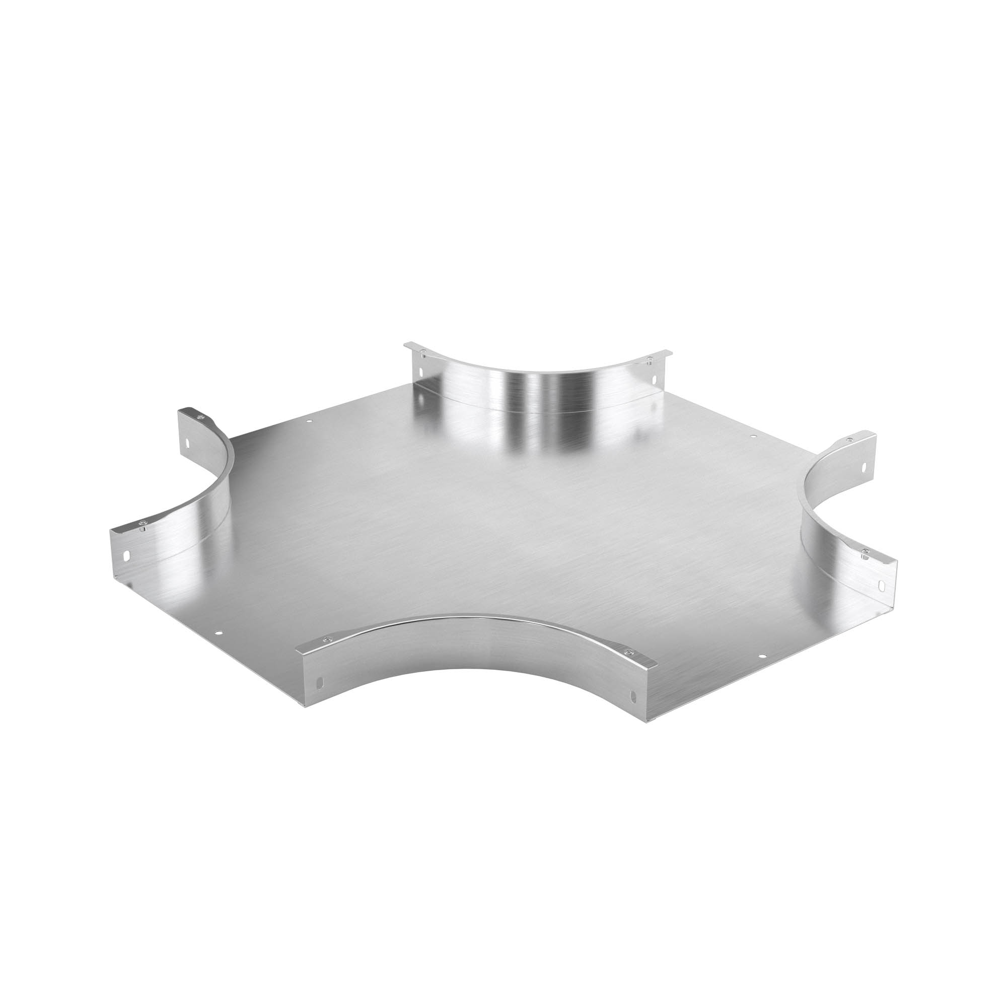 Ответвитель Х-образный 30х300, 0,8 мм, INOX304 в комплекте с крепежными элементами и соединительными пластинами, необходимыми для монтажа
