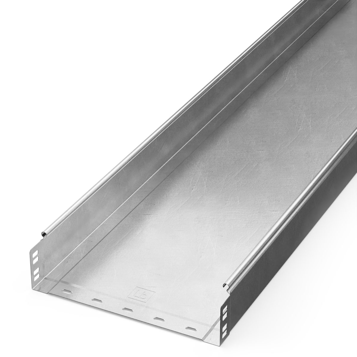 Лоток неперфорированный Стандарт INOX (AISI 304) 300х80х3000 (0,8 мм) (3 м/уп) Промрукав
