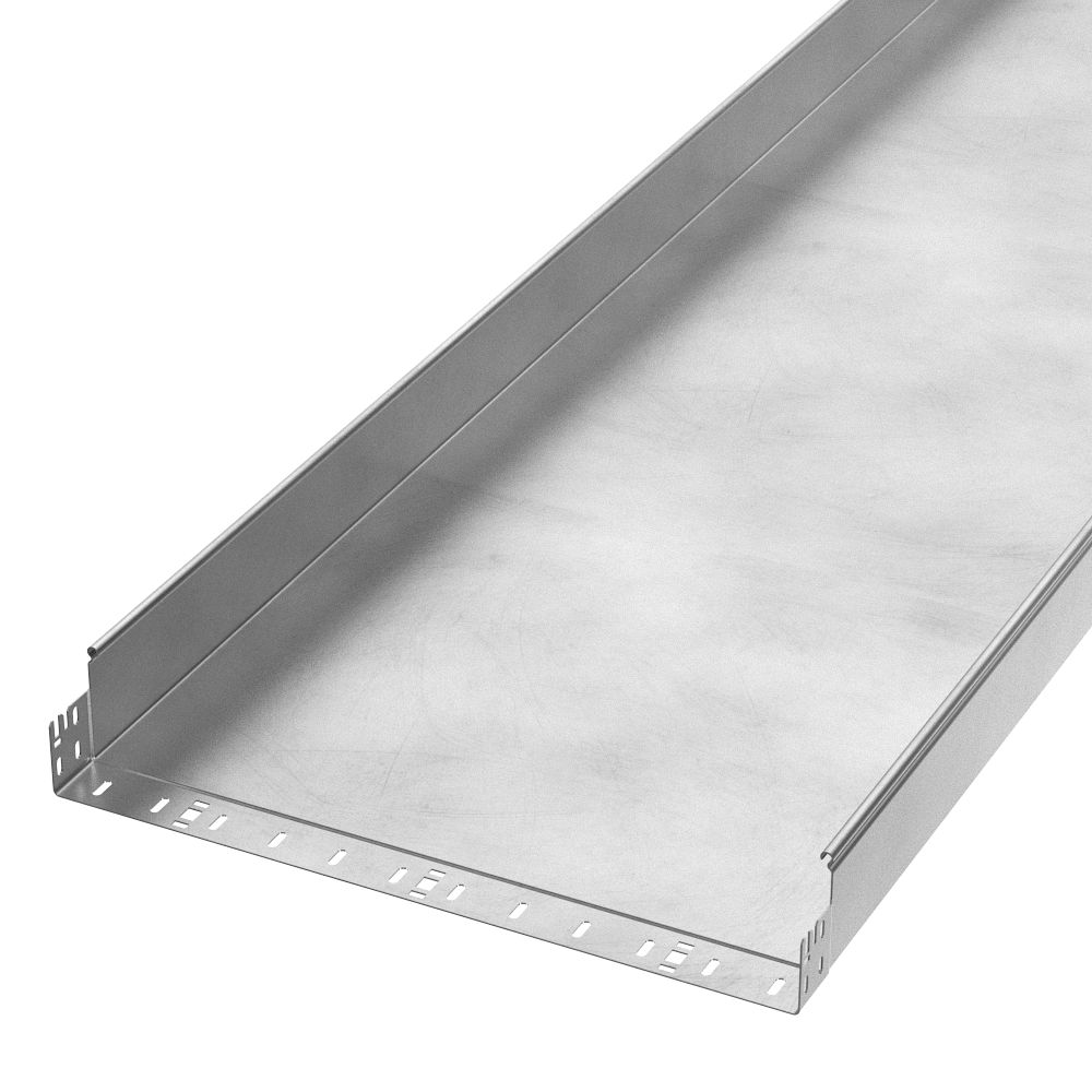 Лоток неперфорированный Профи INOX (AISI 304) 600х100х3000 (2,0 мм) (6 м/уп) Промрукав