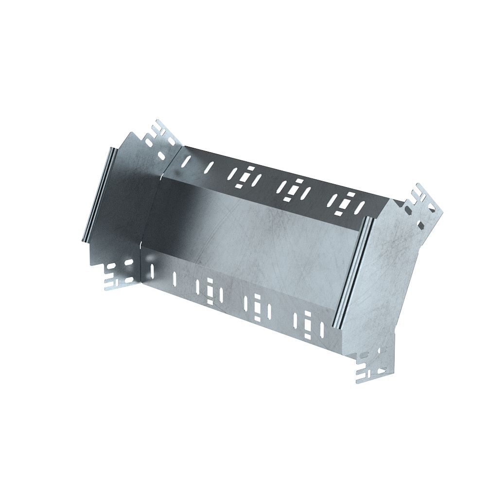 Угол вертикальный внешний 45 градусов Профи INOX (AISI 316) 500х100 (1,0 мм) Промрукав