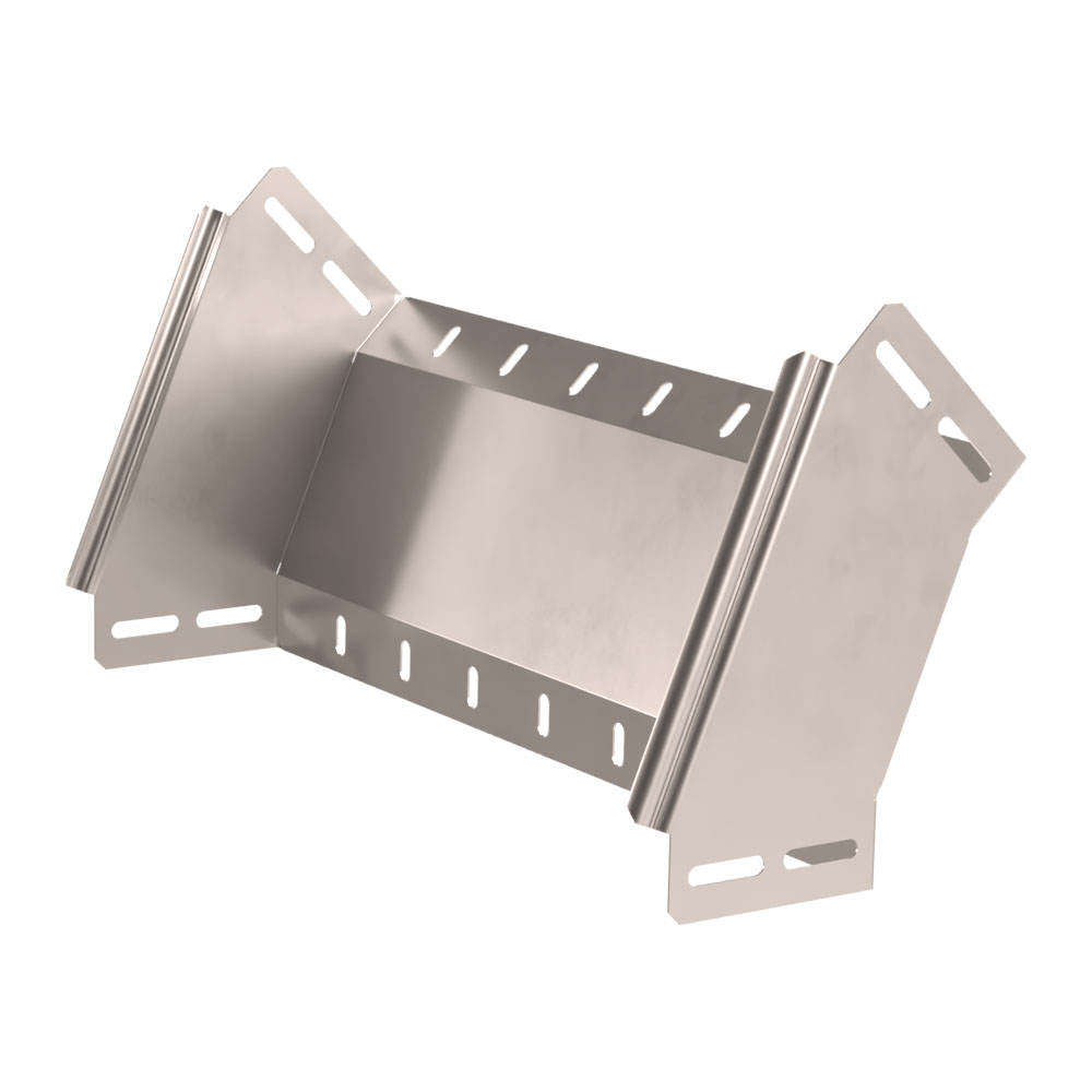 Угол вертикальный внешний 90 градусов Стандарт INOX (AISI 409) 400х100 (0,8 мм) Промрукав