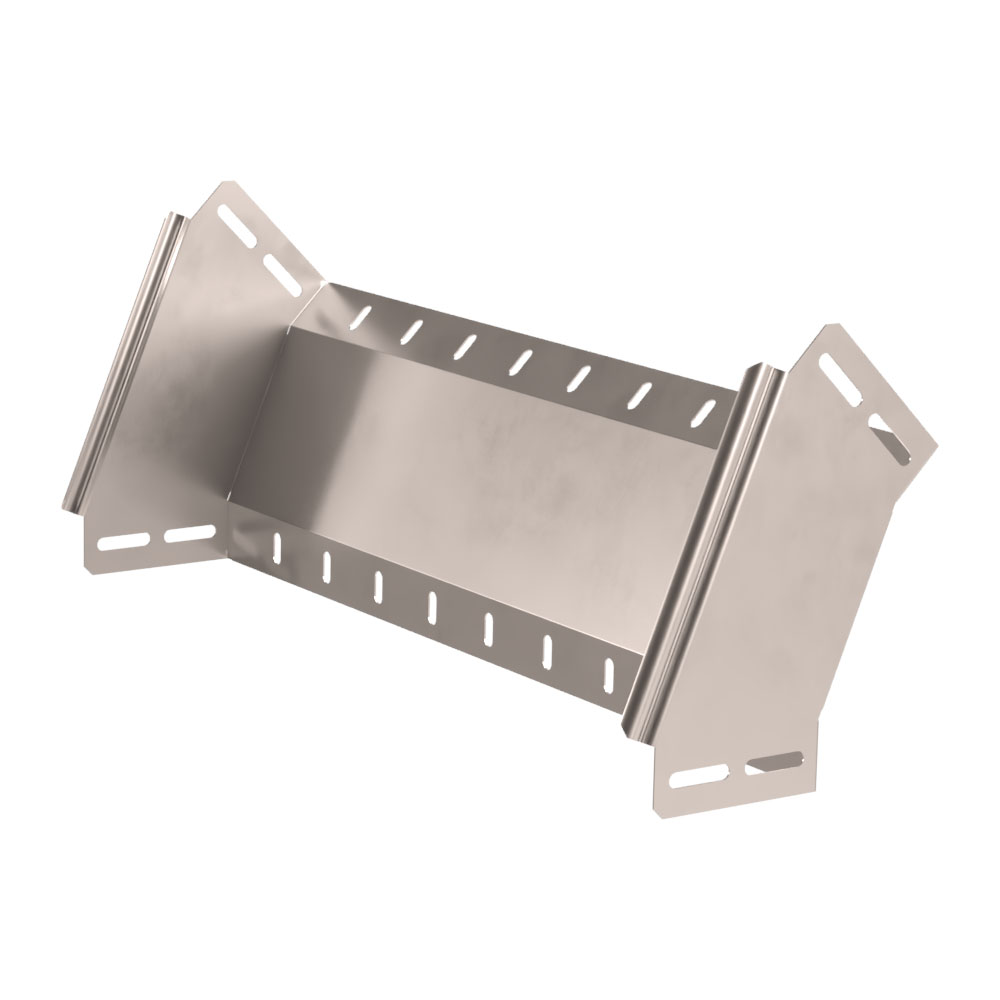 Угол вертикальный внешний 90 градусов Стандарт INOX (AISI 409) 500х100 (0,8 мм) Промрукав