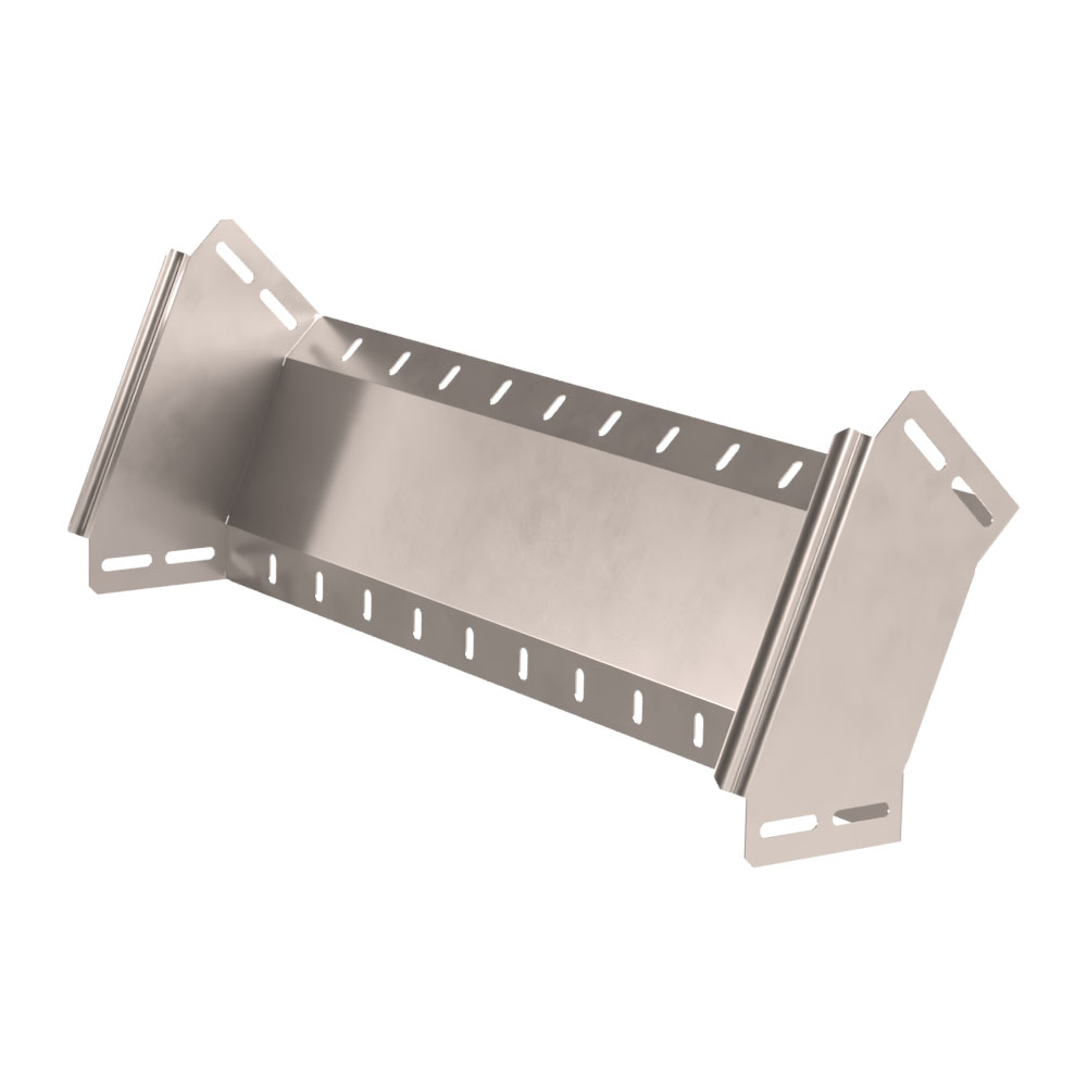 Угол вертикальный внешний 45 градусов Стандарт INOX (AISI 409) 600х100 (0,8 мм) Промрукав